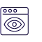 Eye icon inside box